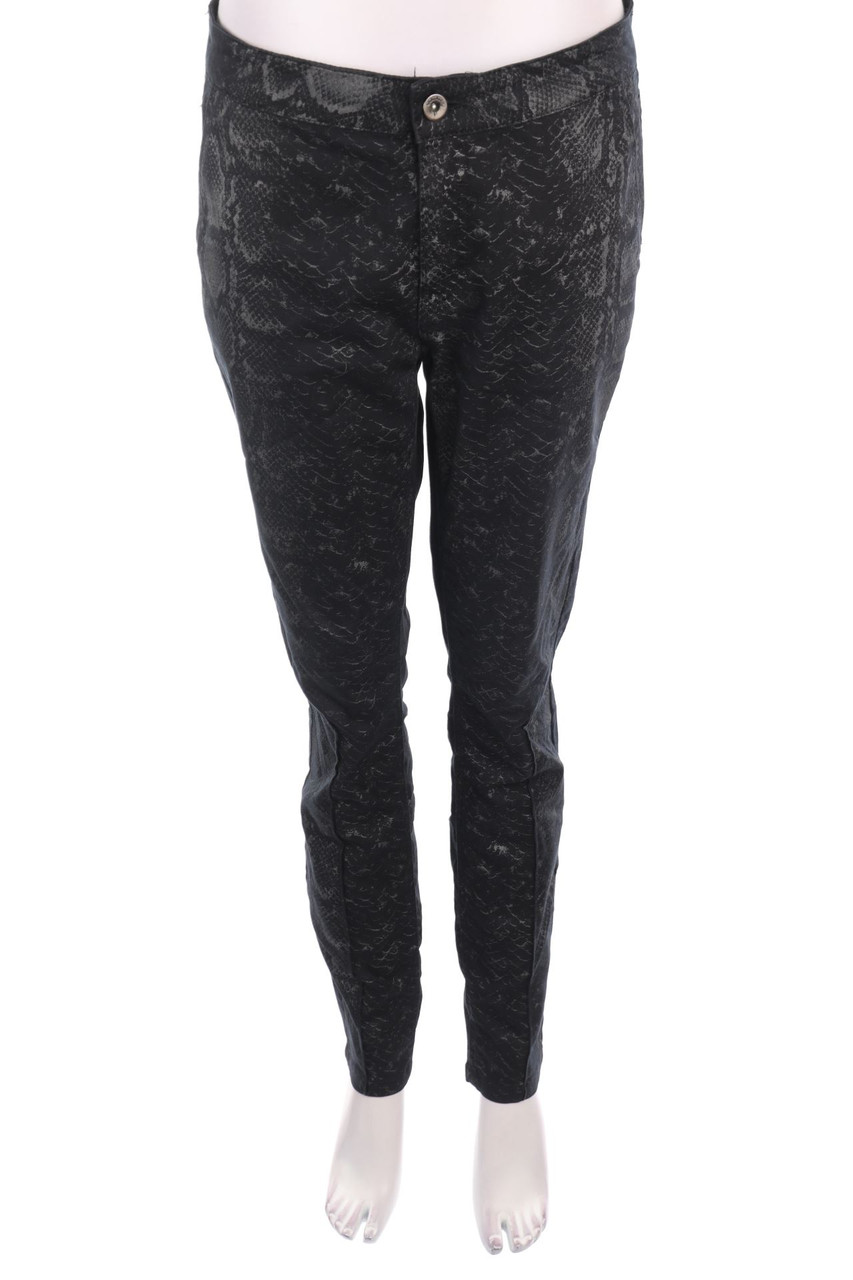comma - Hose mit Animal-Print - L