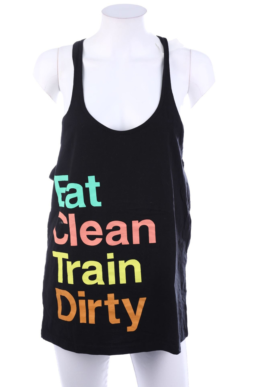 SECONDHAND - Racerback-Top mit Print - M