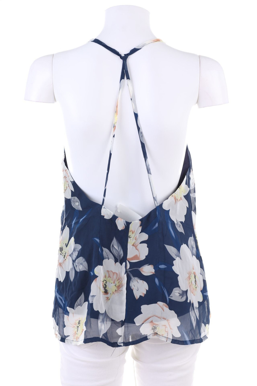 Ohne Label - Blusentop mit Blumen-Print - D 34-36