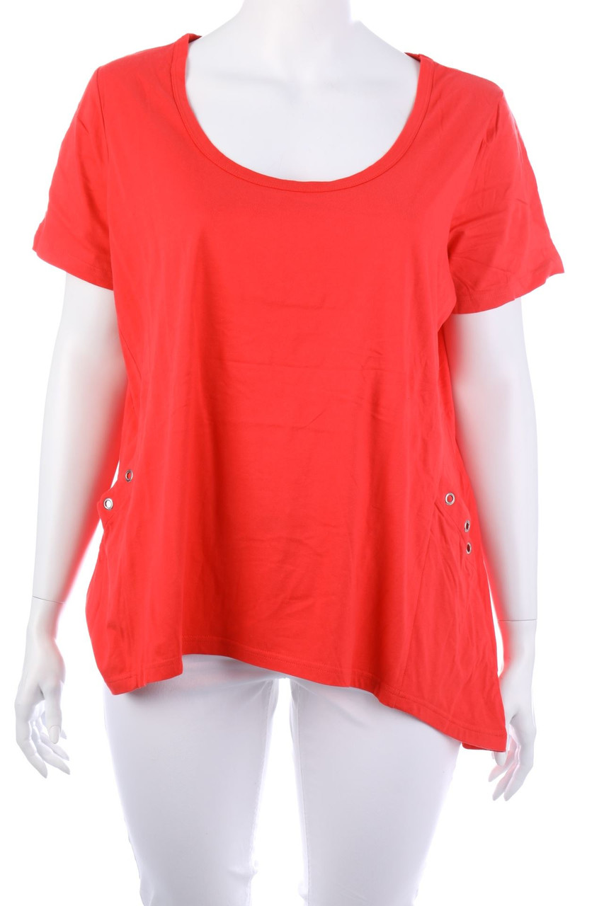 sheego - Kurzarm-Shirt - 52