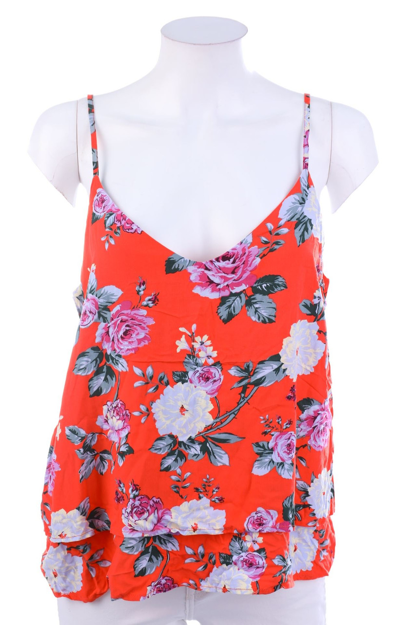 OASIS - Sommer-Top mit Blumen-Print - M
