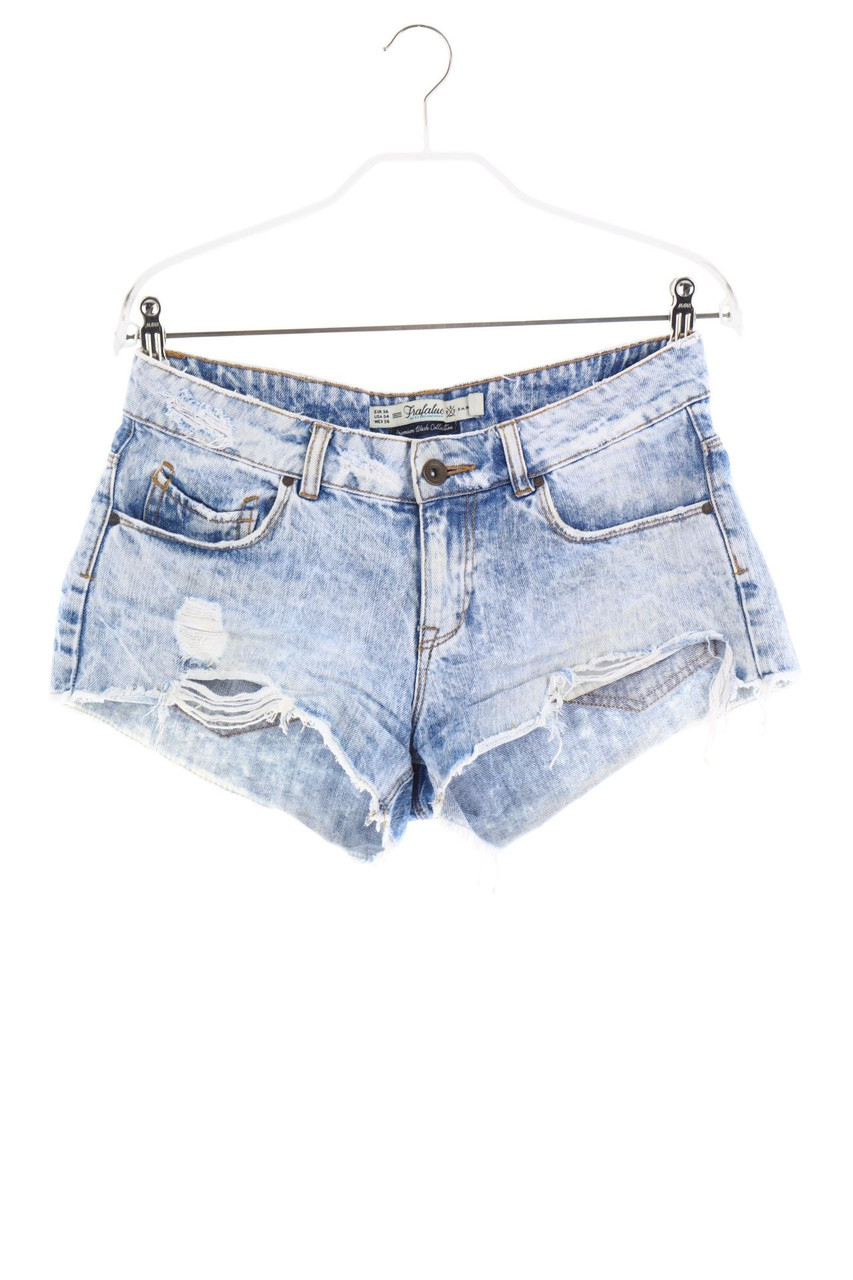 ZARA - Distressed Jeans-Shorts - S