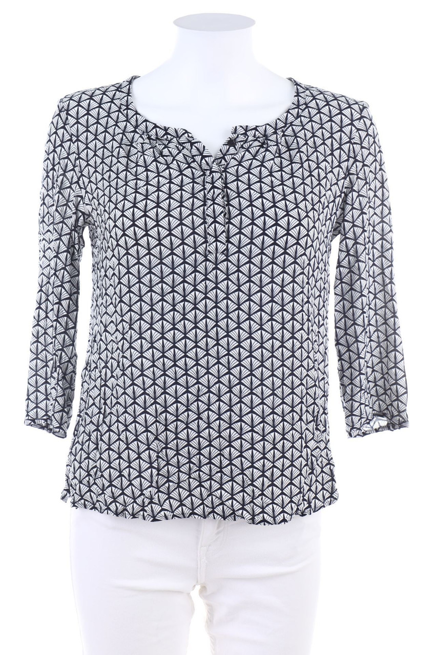 GERRY WEBER - Print-Bluse mit 3/4-Ärmel - D 34