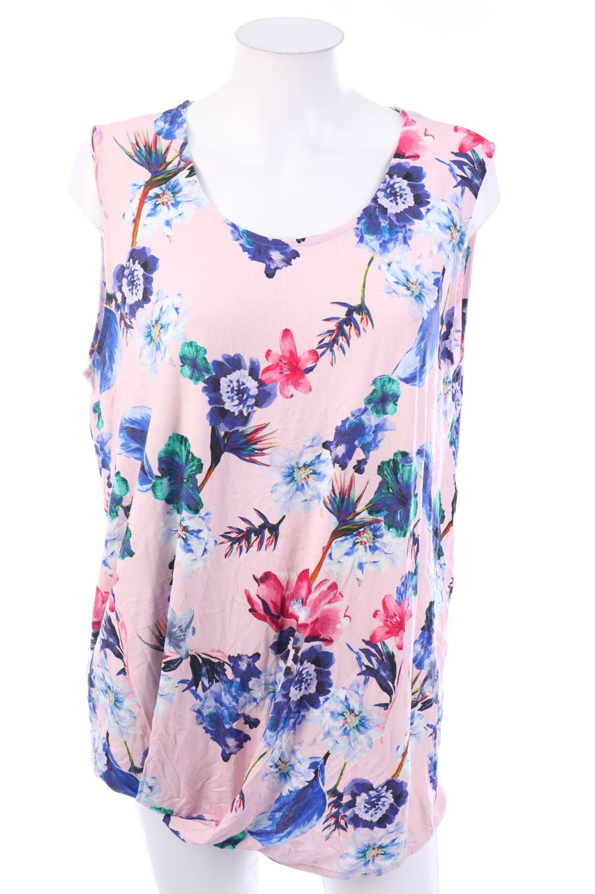 Ohne Label - Top mit Blumen-Print - 2XL