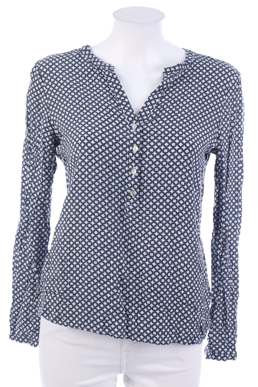 MONTEGO - Muster-Bluse aus Viskose - S