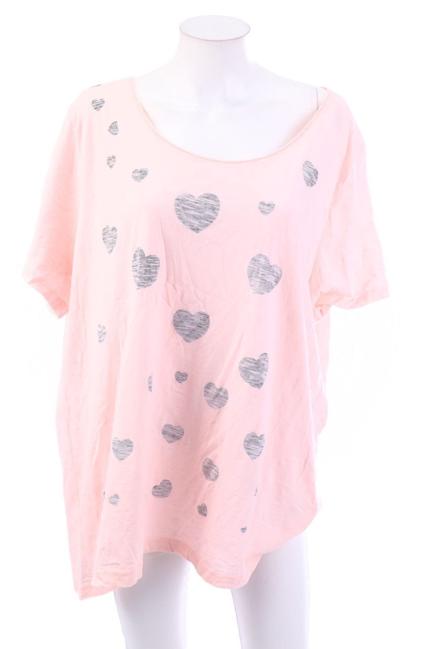 Ulla Popken - Kurzarm-Shirt mit Print - D 50