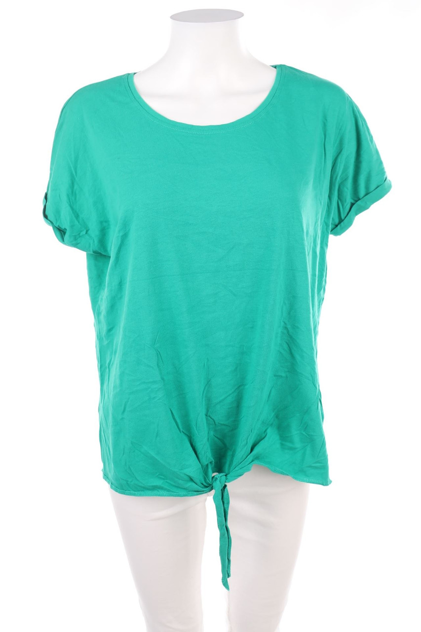 esmara - Basic-Kurzarm-Shirt zum Knoten - M