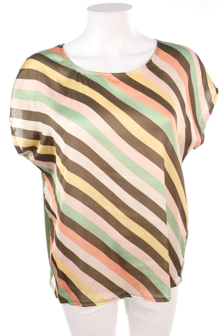 MORE & MORE - Kurzarm-Bluse - XL