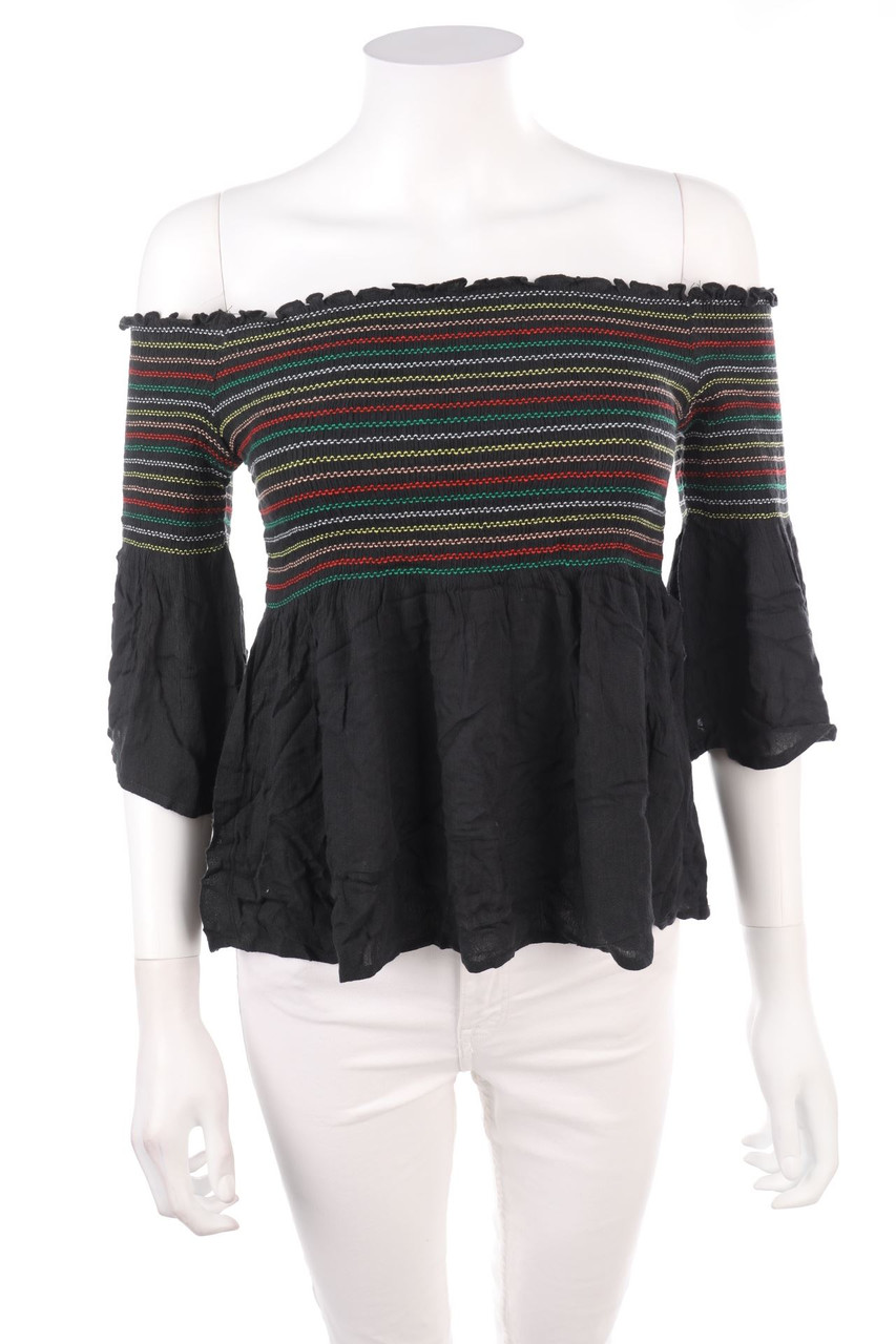 HOLLISTER - Carmen-Bluse aus Viskose - S