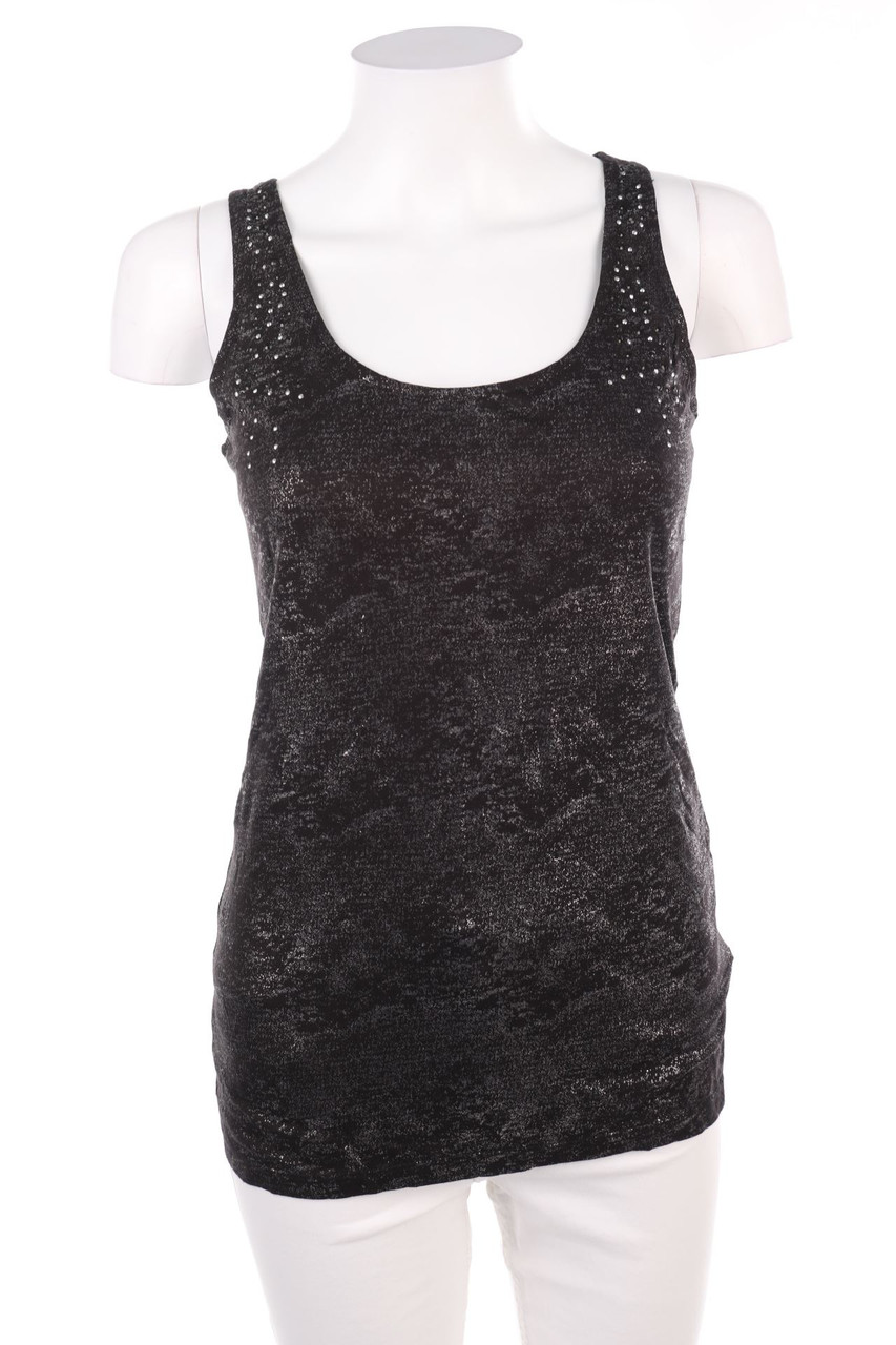 to be FAMOUS - Top mit Strass-Steinen - M