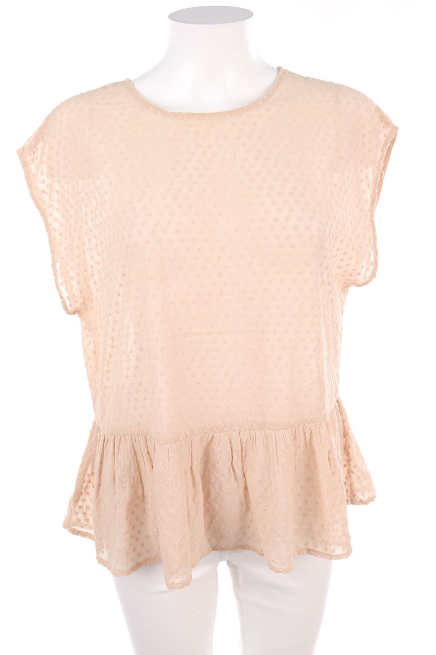 MANGO - Kurzarm-Bluse - L