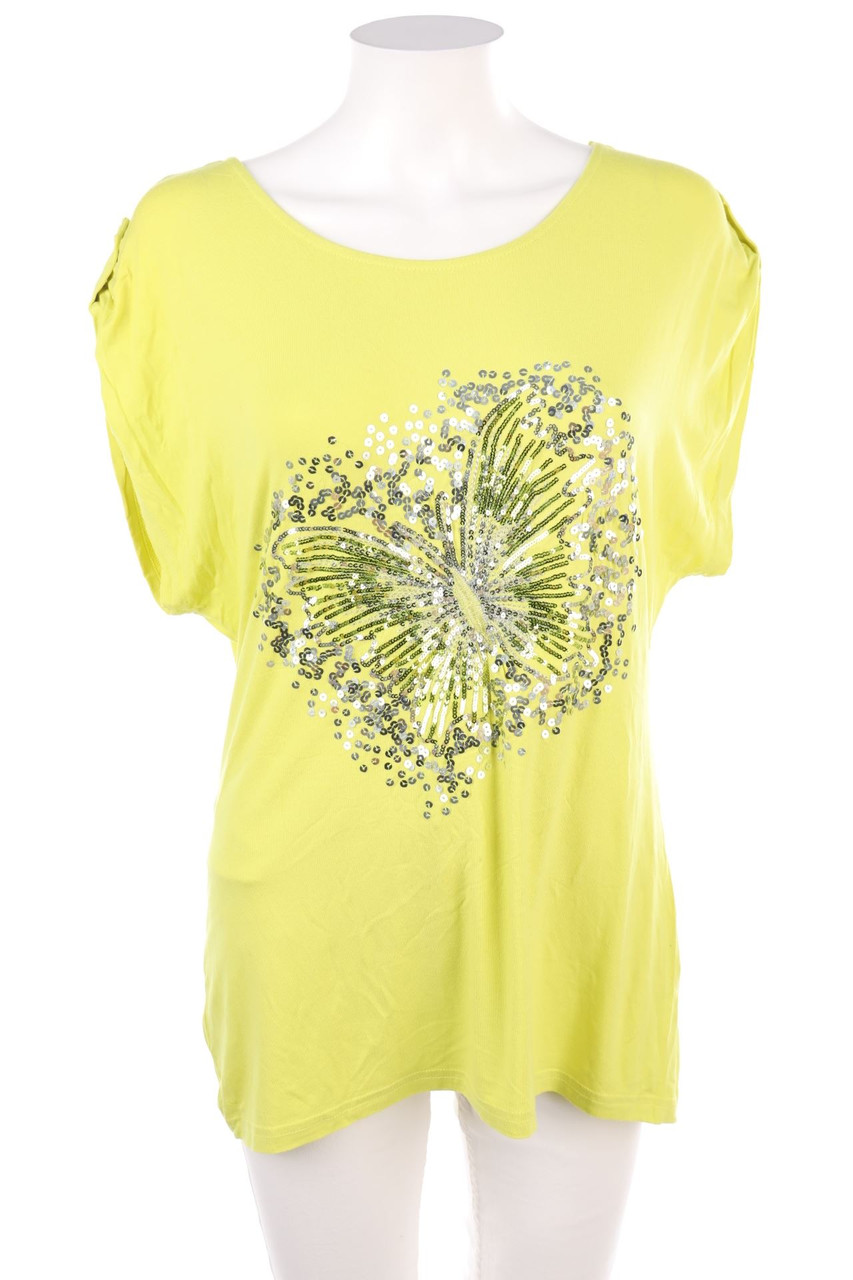 Coolwater - Kurzarm-Shirt mit Pailletten - XL