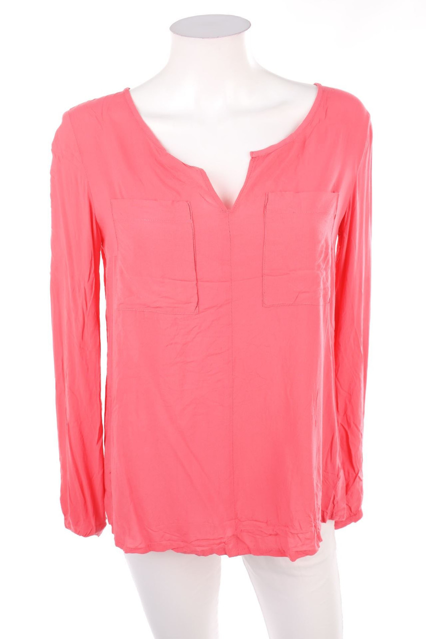 Ohne Label - Bluse mit Roll-up-Manschette - D 38-40