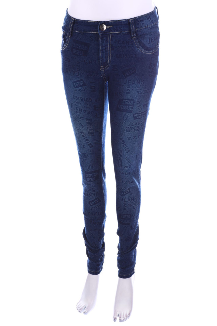 Miss charm Paris - Dark Denim Skinny-Jeans - M