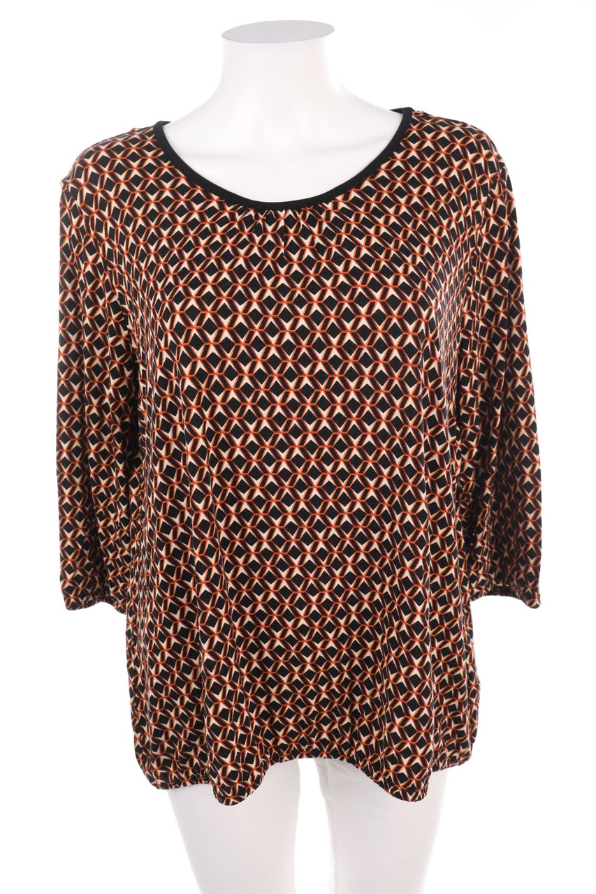 Laura Torelli - 3/4-Arm-Shirt mit Muster - L