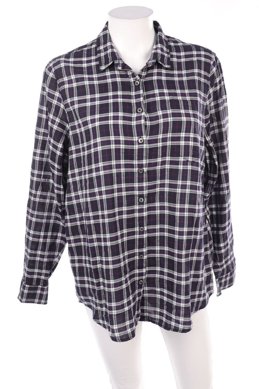 TOMMY HILFIGER - Hemd-Bluse mit Karo-Muster - D 38