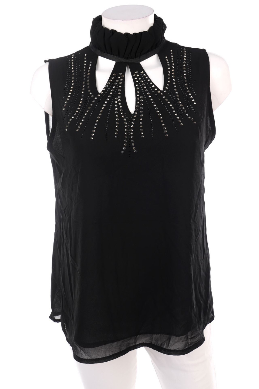 RLinea - Blusentop mit Strass-Steinen - D 42