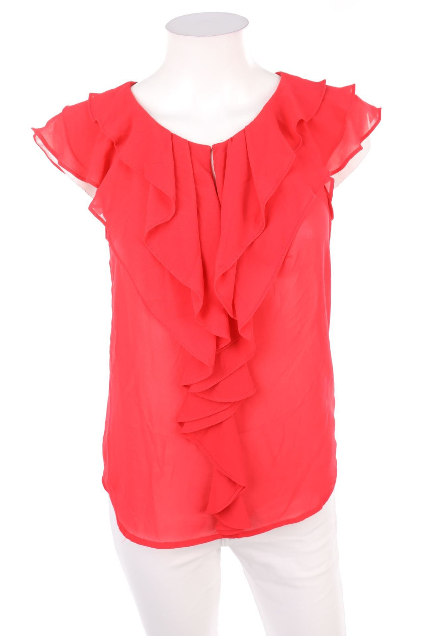 H&M - Volant-Bluse - D 32-34