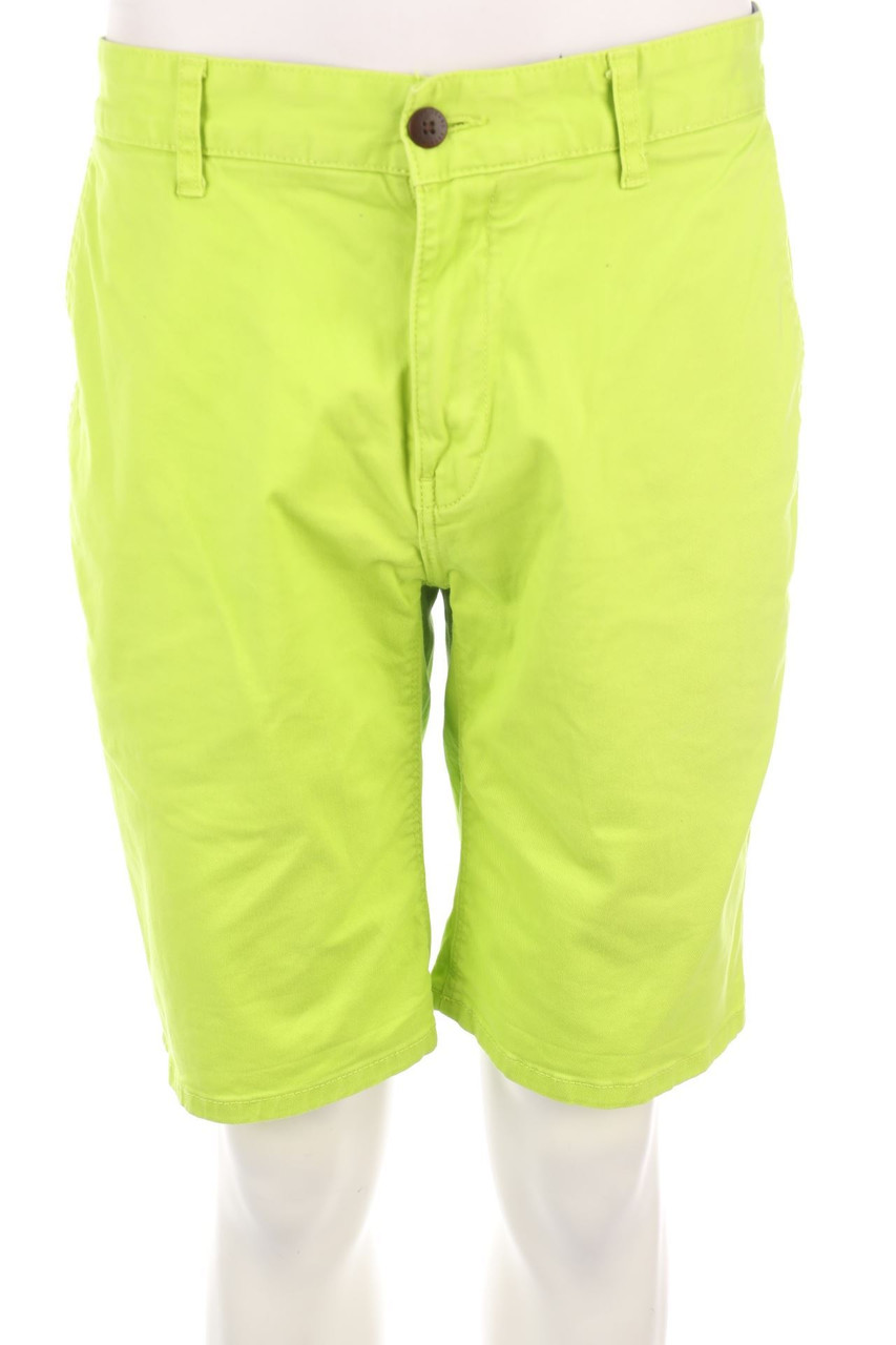 TOMMY JEANS Tommy Hilfiger - Neon-Jeans-Shorts mit Logo-Stickerei - W36