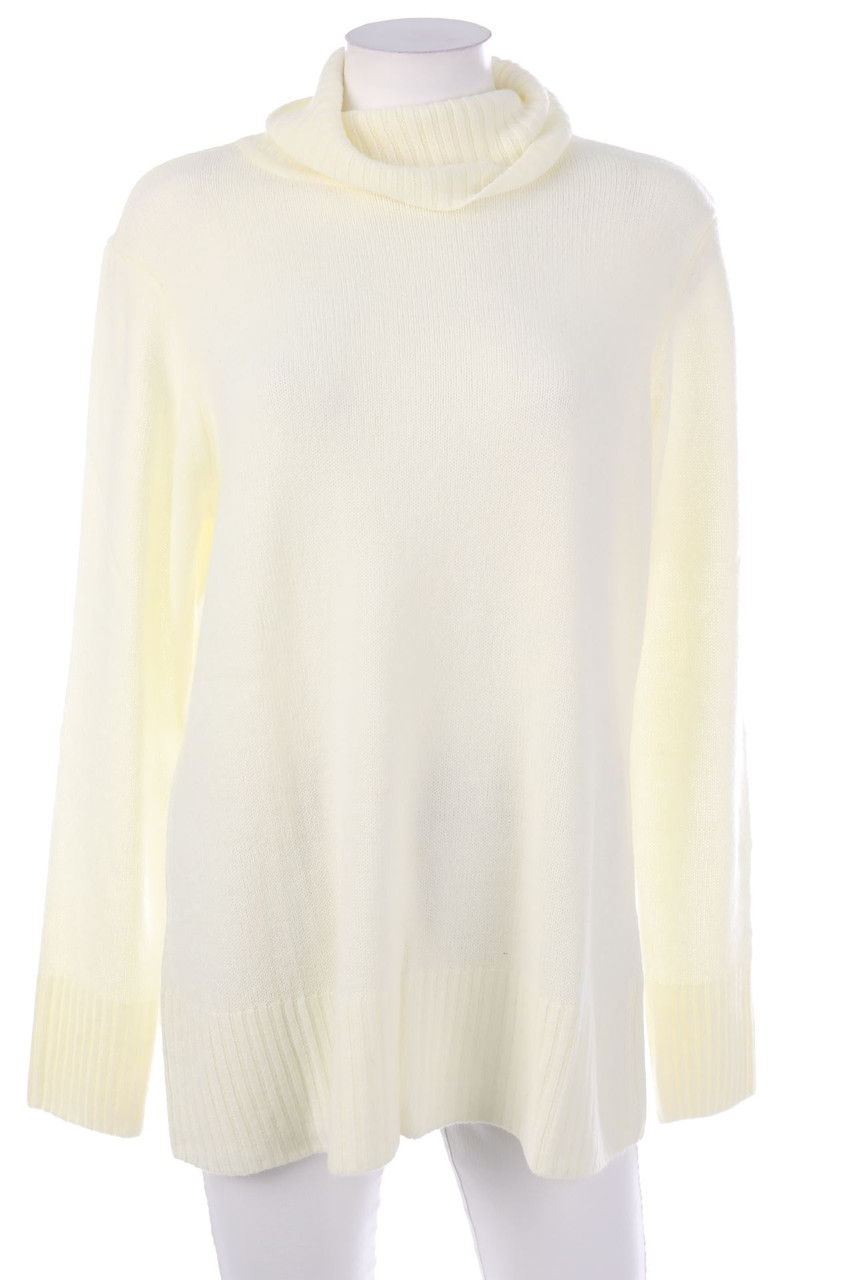 bonprix collection - Baumwoll-Strick-Pullover mit Rollkragen - XL