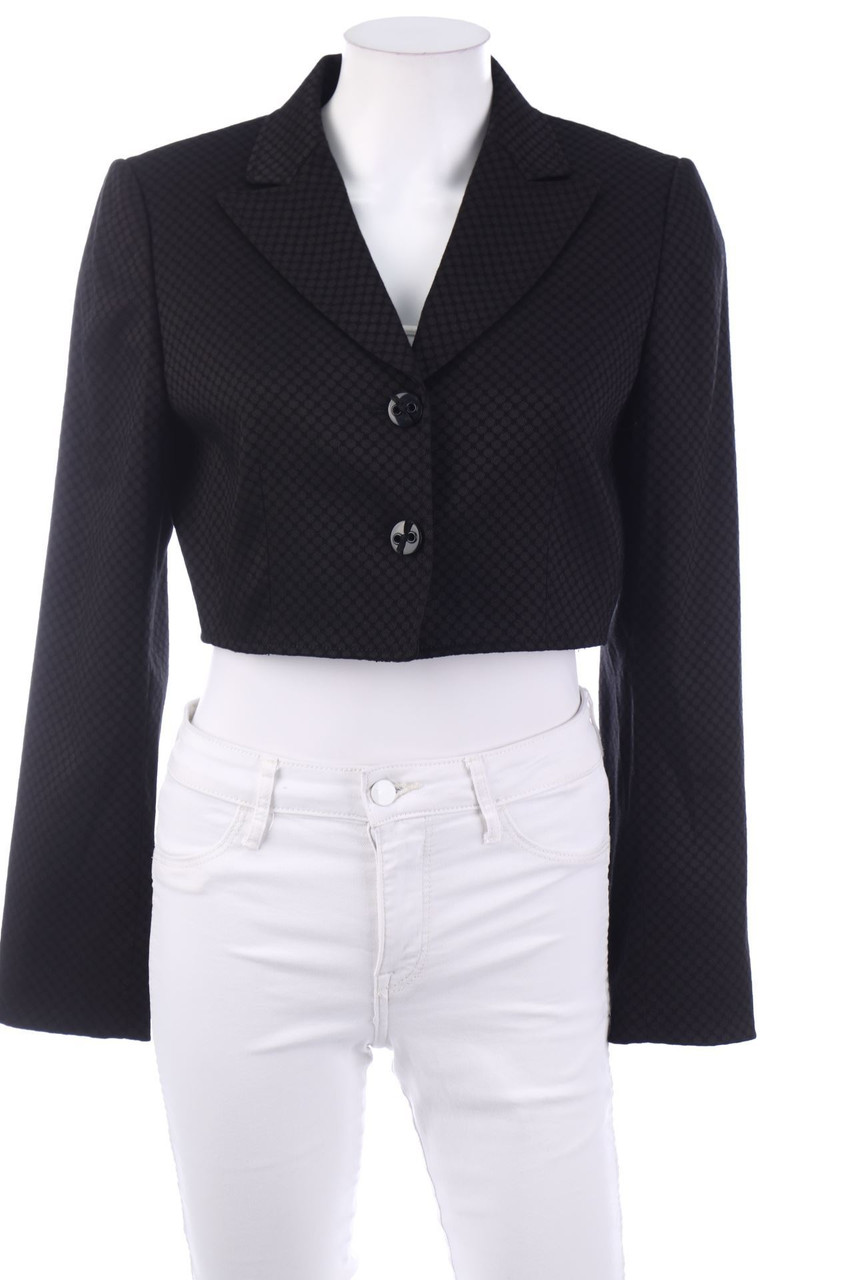 TAHARI ARTHUR S. LEVINE - Cropped-Blazer mit Punkten - D 34