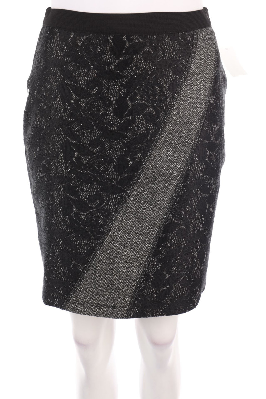 FRED SABATIER - Minirock aus Woll-Mix mit Muster - D 34