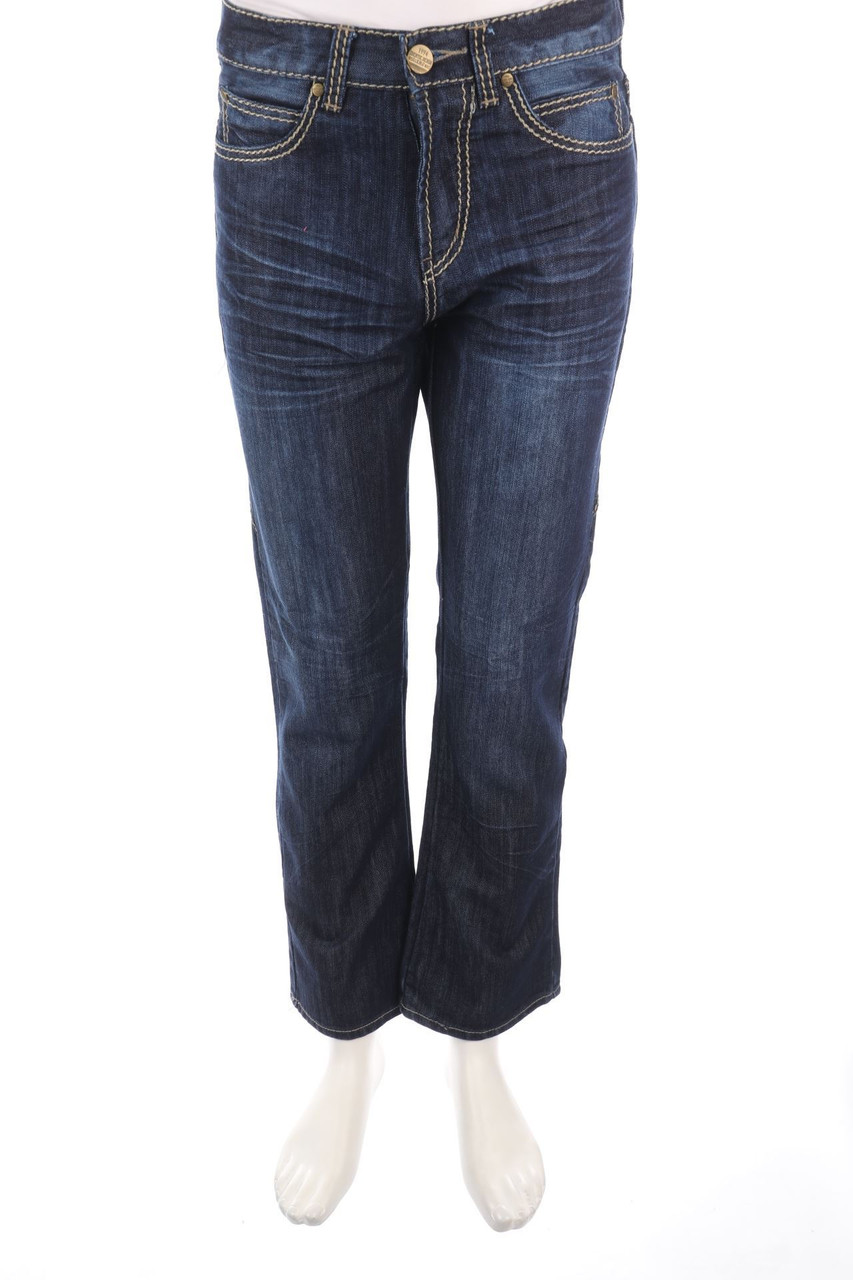 Identic Denim - Used Look Slim-Jeans - W30