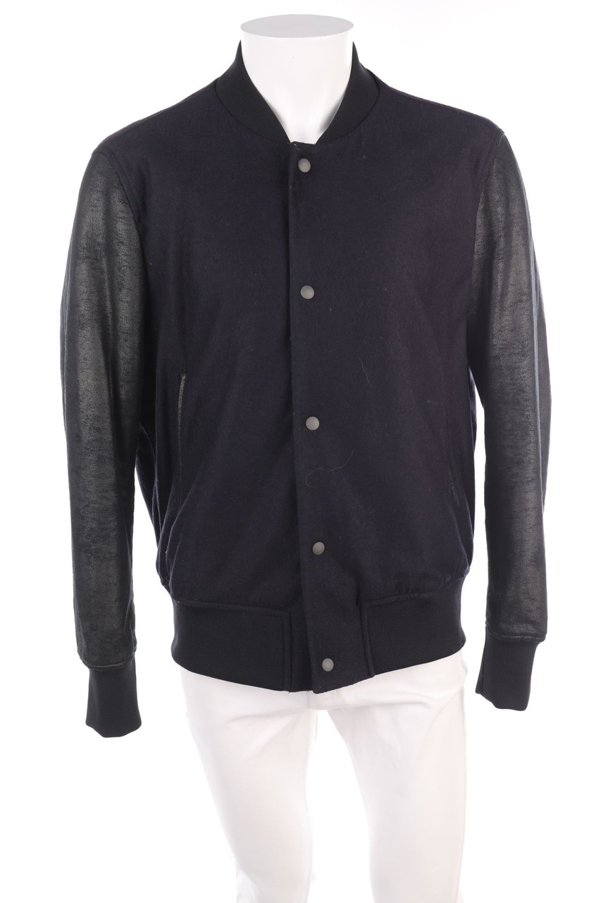 ADOLFO DOMINGUEZ - Bomber-Jacke aus Woll-Mix - 56