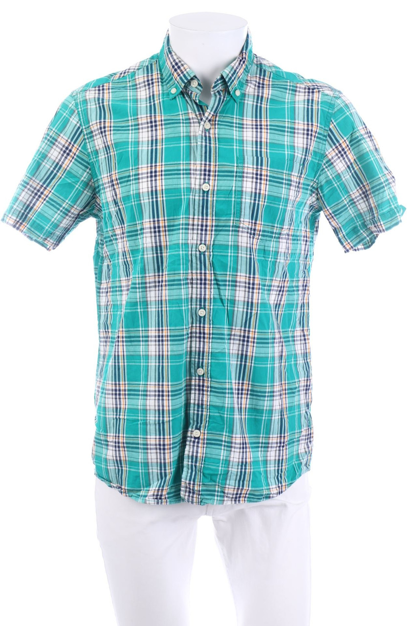 s.Oliver - Kurzarm-Hemd mit Karo-Muster - M