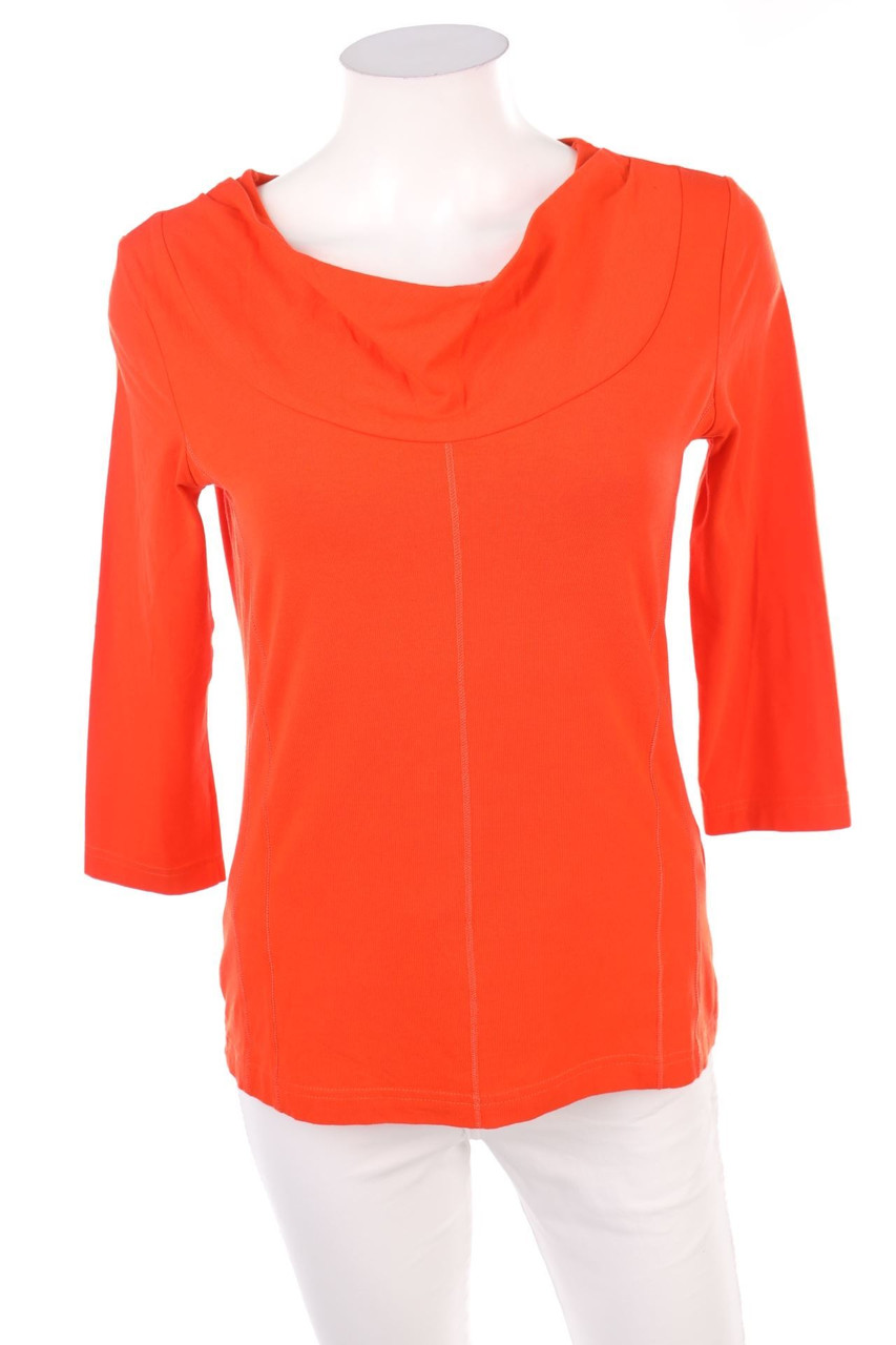 GERRY WEBER - 3/4-Arm-Shirt mit Wasserfall-Ausschnitt - D 38