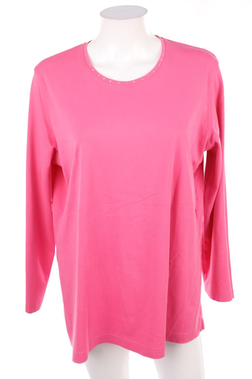 BEXLEYS - Longsleeve-Shirt mit Strass-Steinen - XL