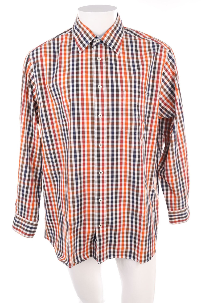 walbusch - kariertes Hemd - XL