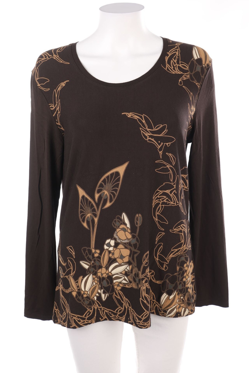 s.Oliver - Longsleeve-Shirt mit Blumen-Print - XL