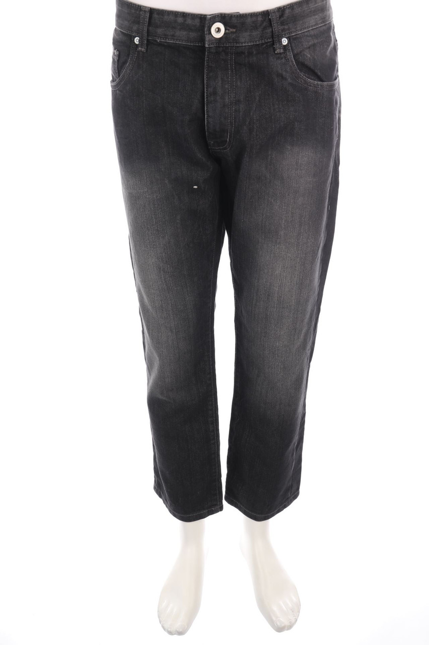 REWARD - Used Look Straight Cut Jeans - 2XL