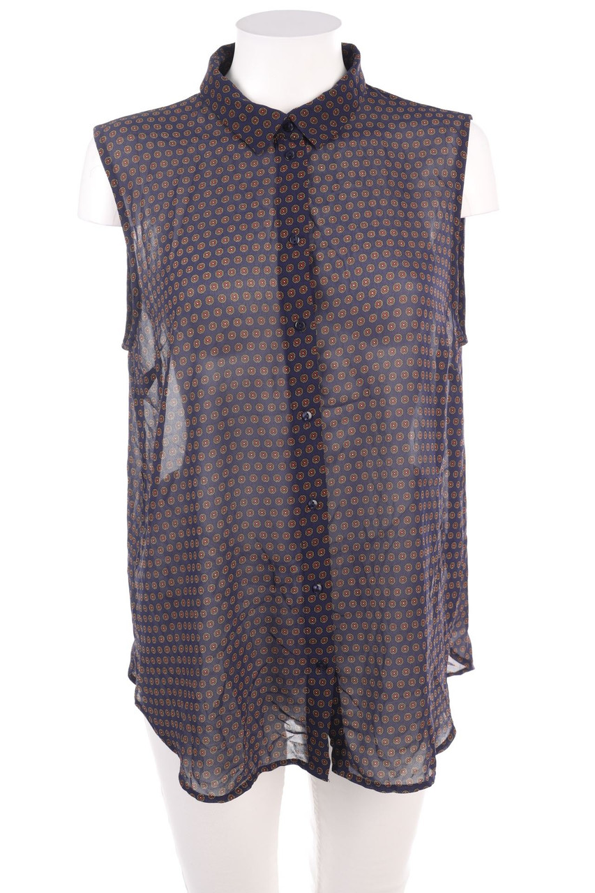 Ohne Label - Blusentop mit Punkten - D 46