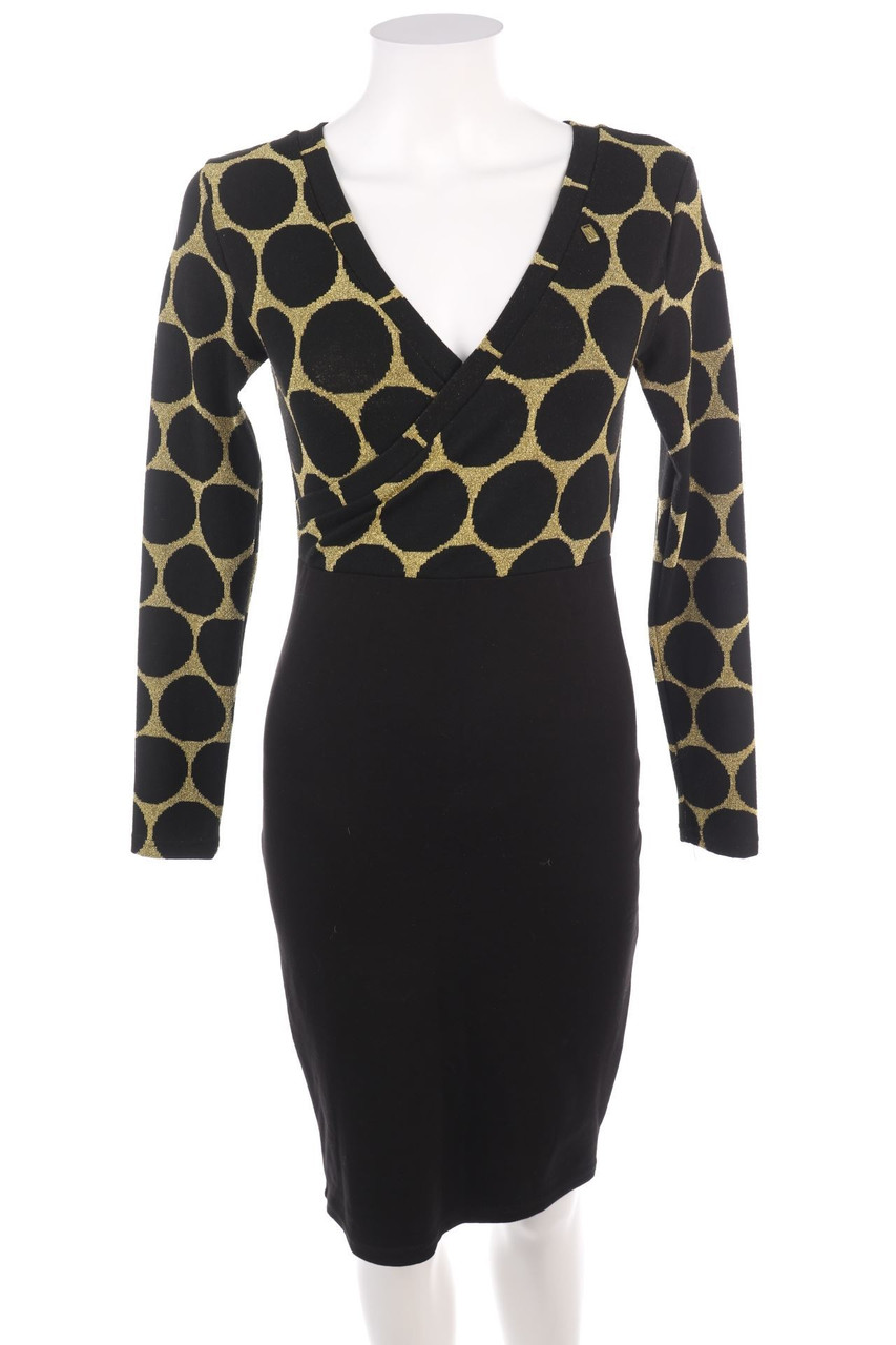 Amnesia Eva Prokai - Glitzer-Kleid mit Punkten - D 34