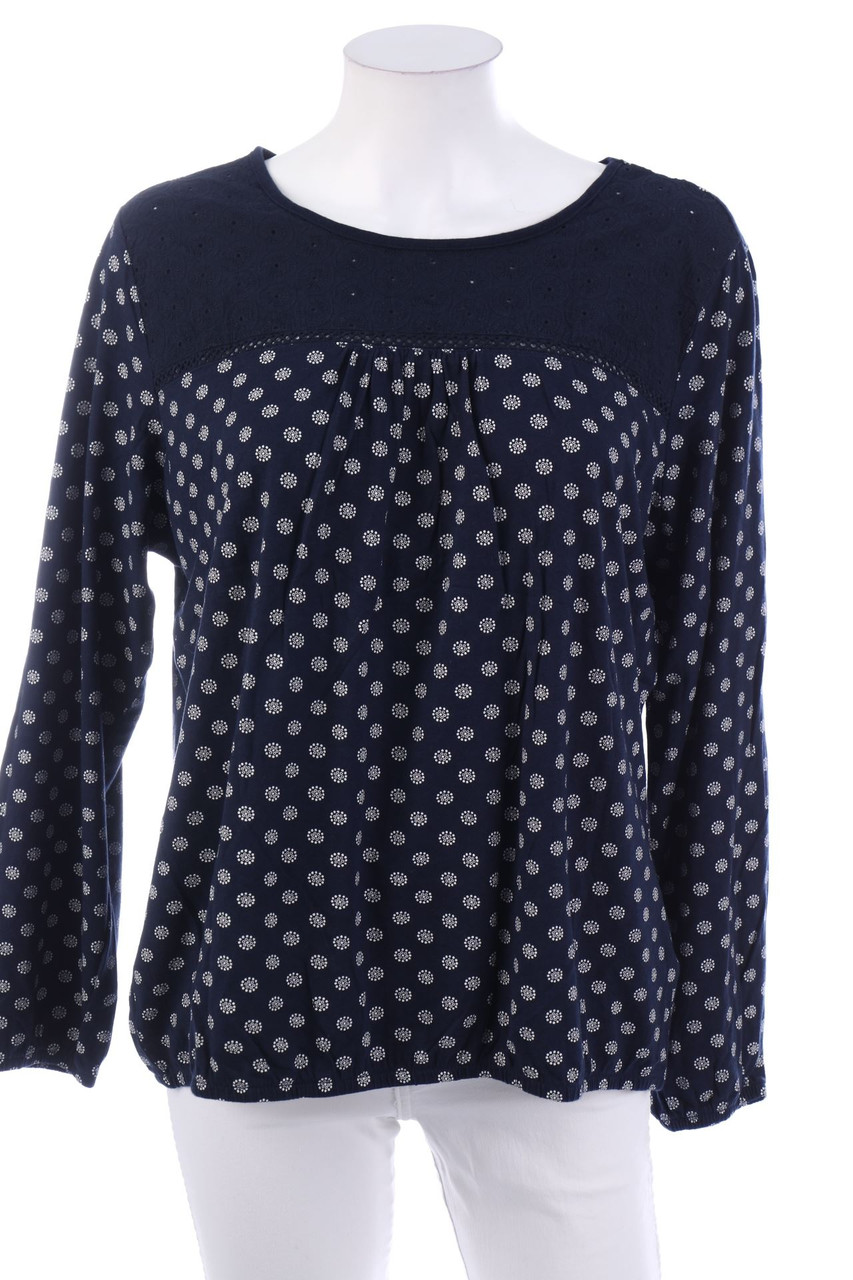 Essentials by Tchibo - Muster-Longsleeve-Shirt mit Baumwolle - 2XL