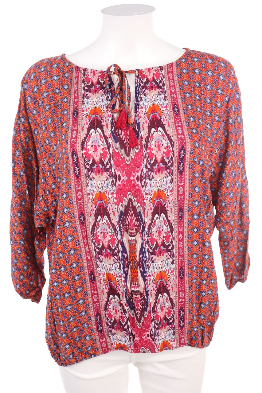 promod - Print-Bluse mit 3/4-Ärmel - D 40-42