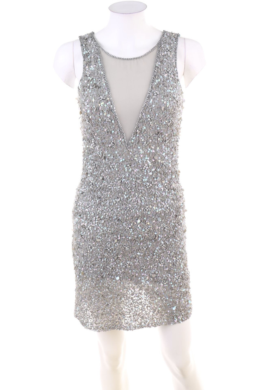 LACE & BEADS - Party-Kleid mit Pailletten - XS