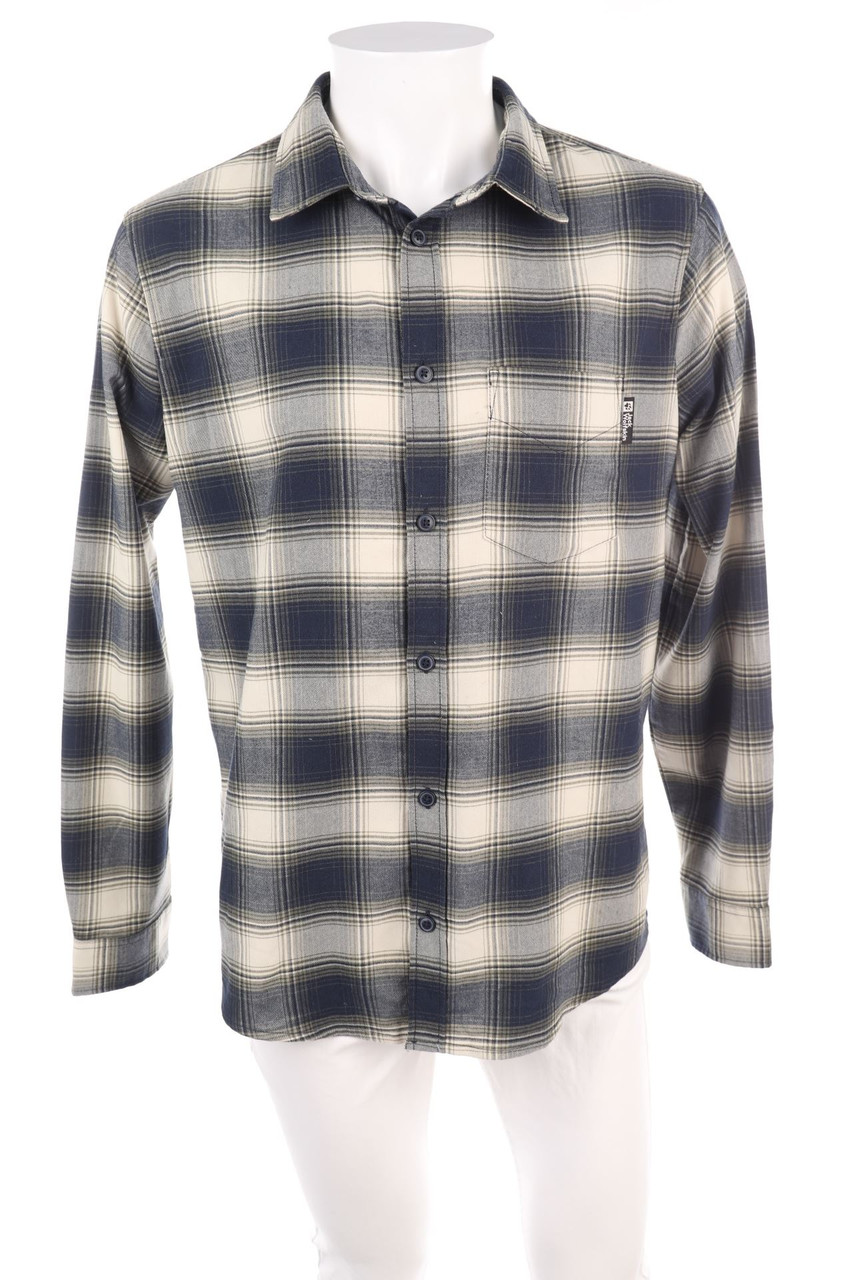 Jack Wolfskin - kariertes Hemd - M