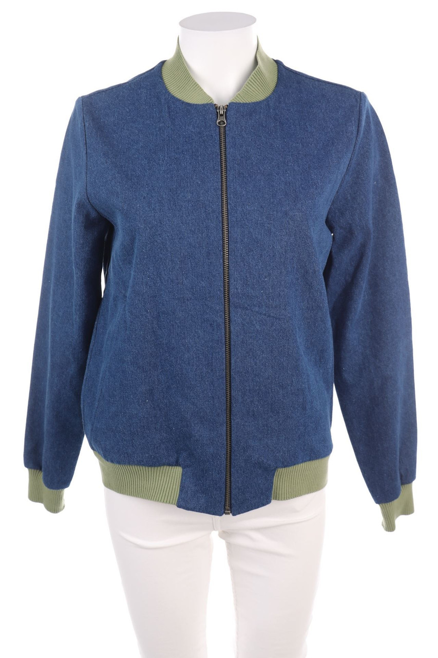 Ohne Label - Denim-Bomberjacke - D 34