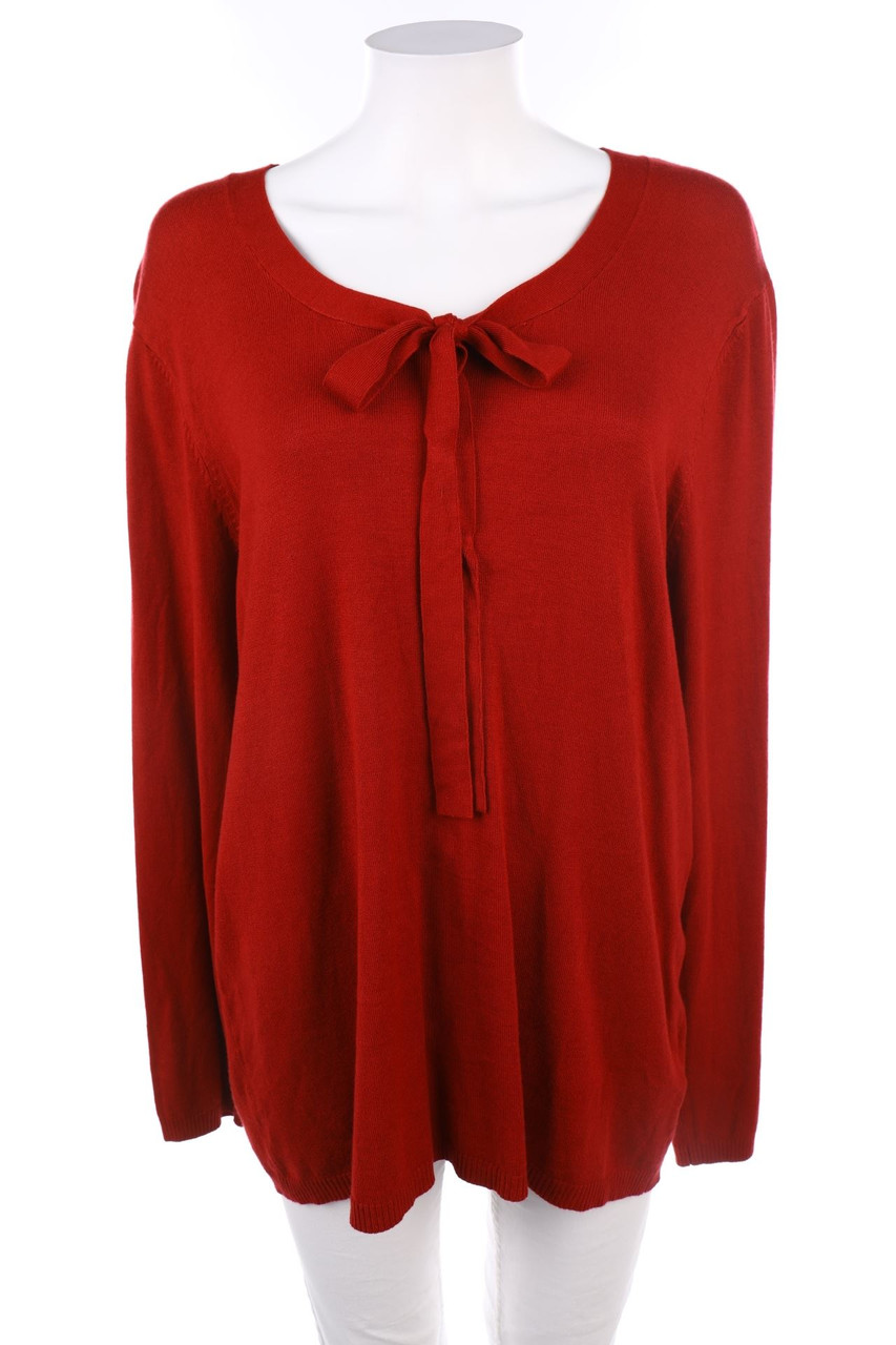 GINA BENOTTI - Strick-Pullover mit Schleife - L