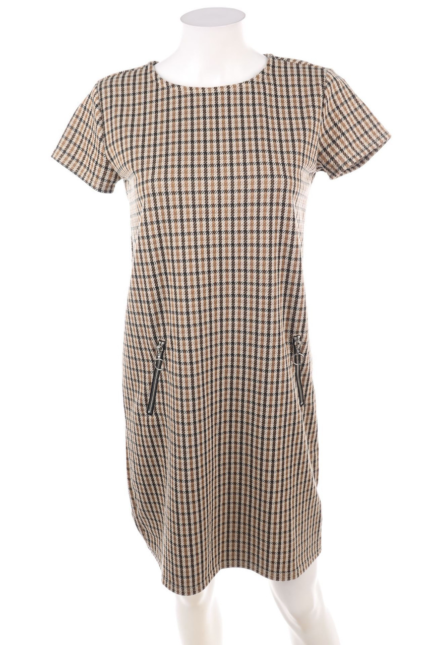 Ohne Label - Kleid mit Karo-Muster - S