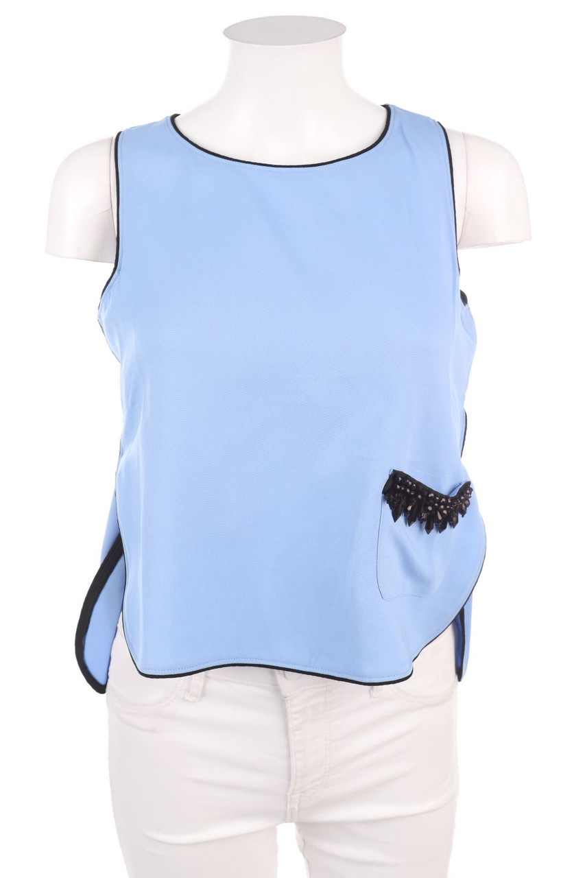 WHO*S WHO - Blusentop mit Perlen - D 40