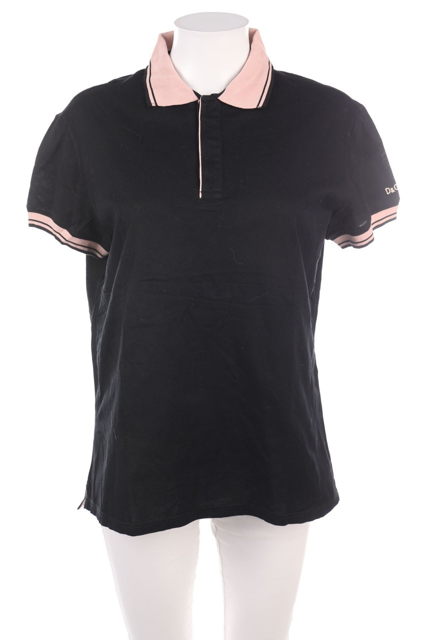 D&G DOLCE & GABBANA - Polo-Shirt mit Logo-Stickerei - XL