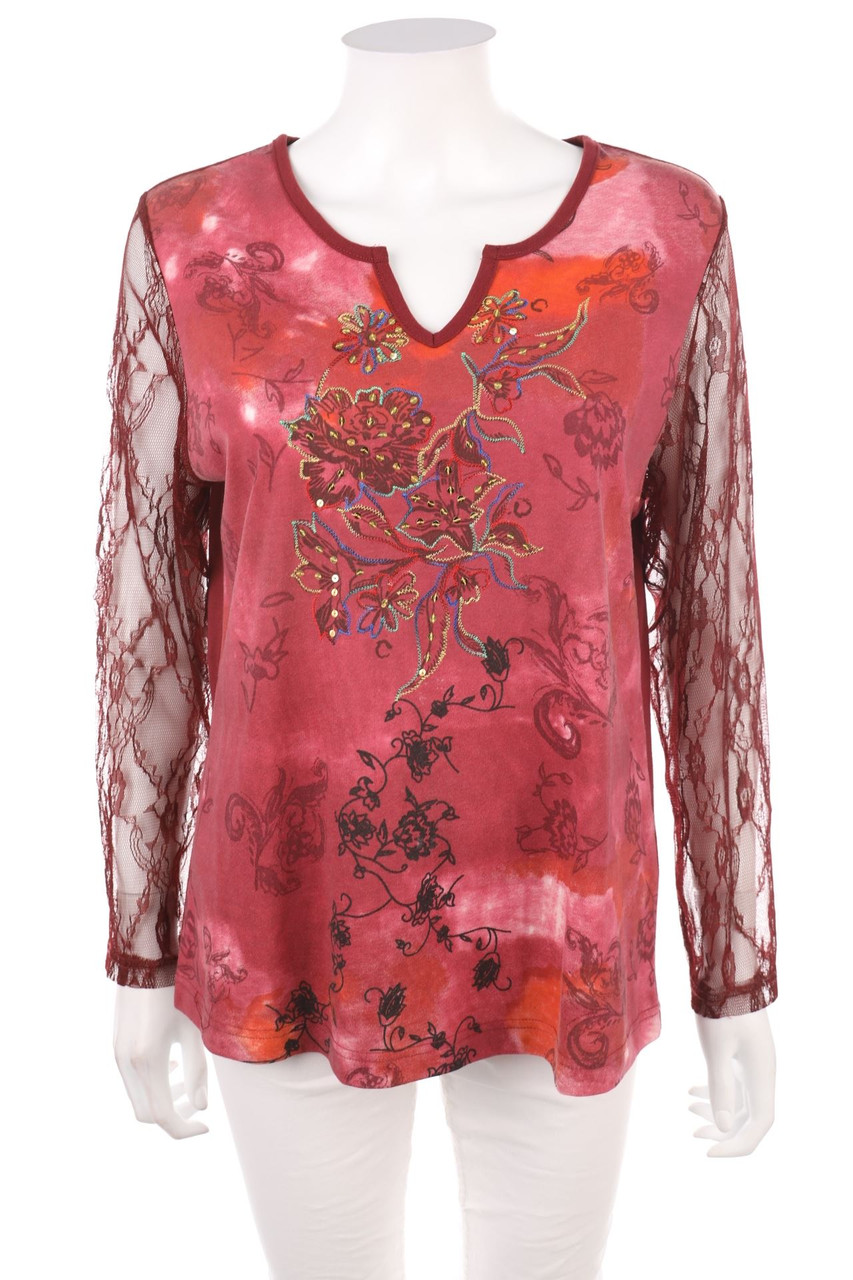 Ohne Label - Longsleeve-Shirt - L