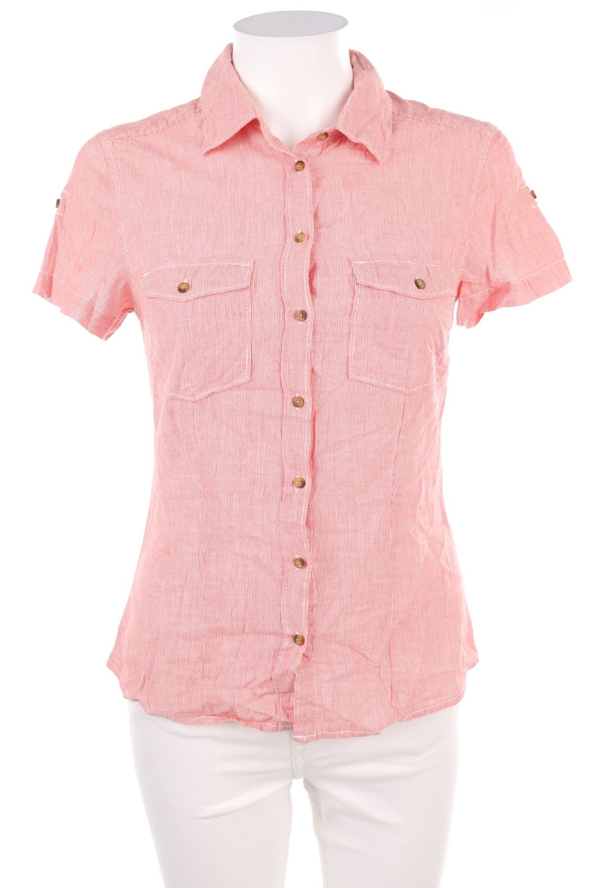 H&M LOGG - Hemd-Bluse mit kurzem Ärmel - XS