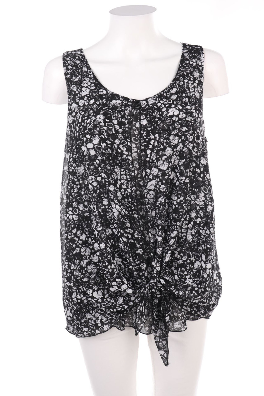 Laura Torelli - Top mit Muster zum Knoten - L