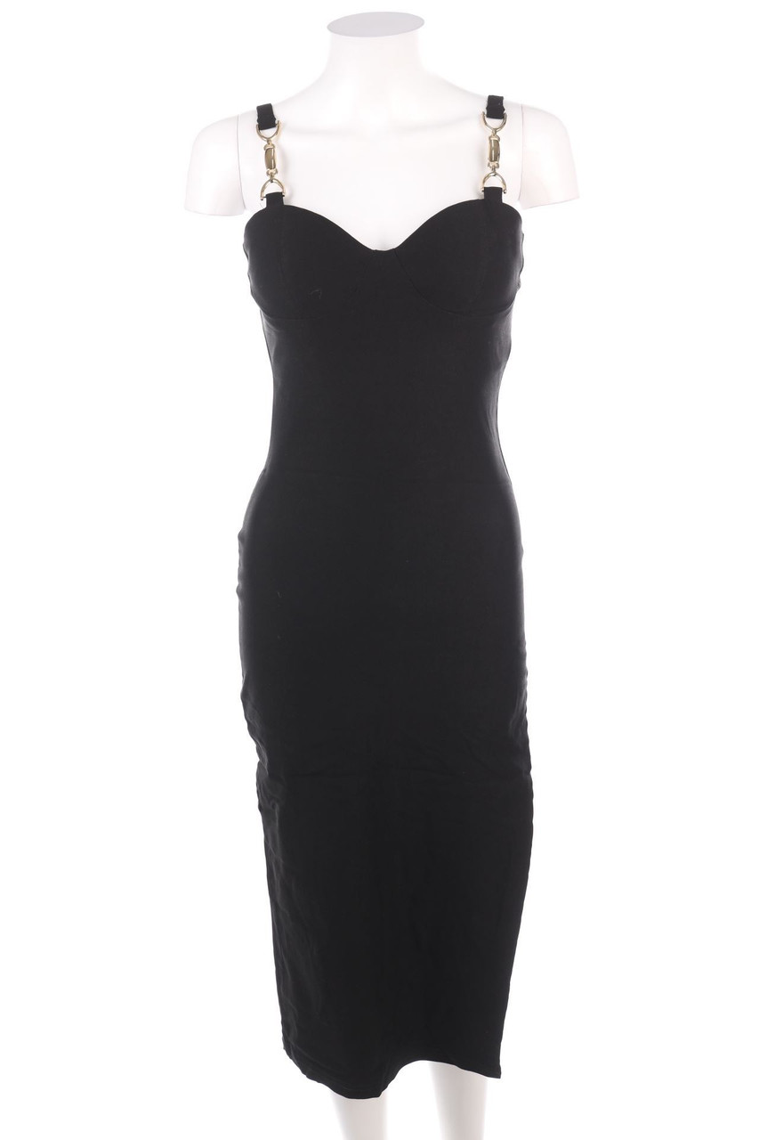 RARE LONDON - Midi-Cocktailkleid mit Schlitz - D 32