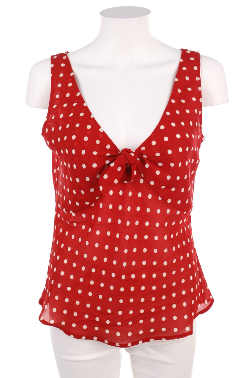 APART - 60s-Blusentop mit Punkten - D 40